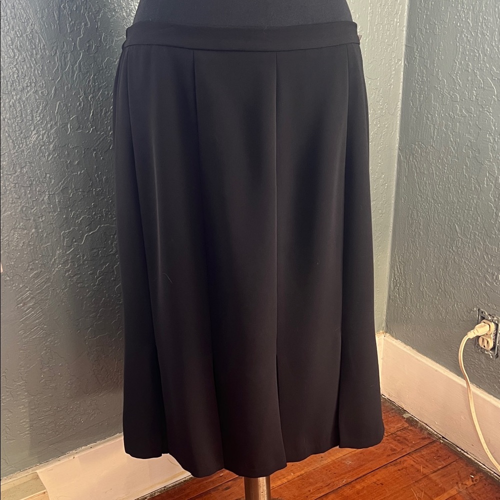 Jones Studio Seperates Elegant Black Women's Darted Bottom Skirt